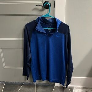 Nike Blue and Black Pullover